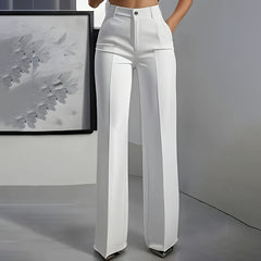 Icone™ SuitTrouser: Comfortabele Pasvorm Flatterende Hoge Taille Pakbroek
