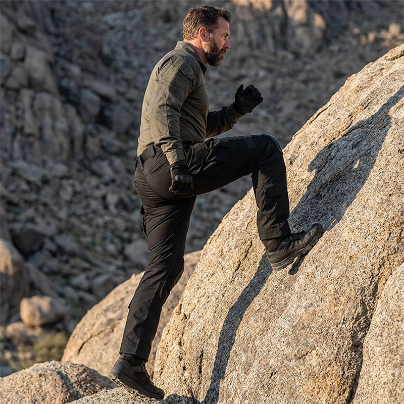 Icone™ TacticalPants: Heren Tactische Cargo Buitenbroeken Met Kniebeschermers