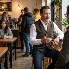 Icone™ MensVest - Klassiek En Elegant Slim Fit Formeel Vest Voor Mannen