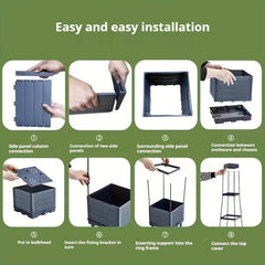 PlanterBox - Ondersteuning Klimplanten Planter Toren Box