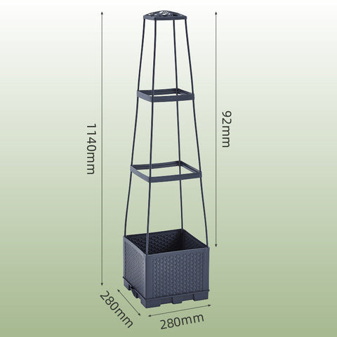 PlanterBox - Ondersteuning Klimplanten Planter Toren Box