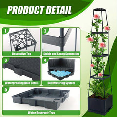 PlanterBox - Ondersteuning Klimplanten Planter Toren Box