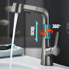 Globetrek° SmartFaucet: Multifunctionele Uittrekbare Rotatable Slimme Kraan
