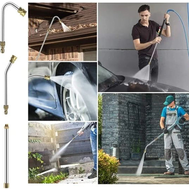 Cleaner Pro° MultiSpray: Multifunctionele Hoge Druk Power Extension Nozzle Set