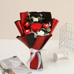 CrochetFlowers 1+1 GRATIS - Delicaat Kunstmatig Haakbloemenboeket