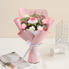 CrochetFlowers 1+1 GRATIS - Delicaat Kunstmatig Haakbloemenboeket