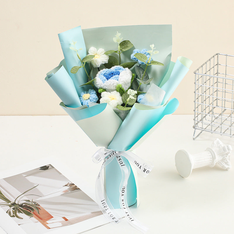CrochetFlowers 1+1 GRATIS - Delicaat Kunstmatig Haakbloemenboeket