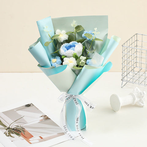 CrochetFlowers 1+1 GRATIS - Delicaat Kunstmatig Haakbloemenboeket