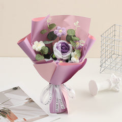 CrochetFlowers 1+1 GRATIS - Delicaat Kunstmatig Haakbloemenboeket