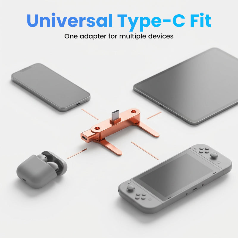 VersatileCharger 1+1 GRATIS: Compacte Veelzijdige Vouwbare Stand Charger Adaptor