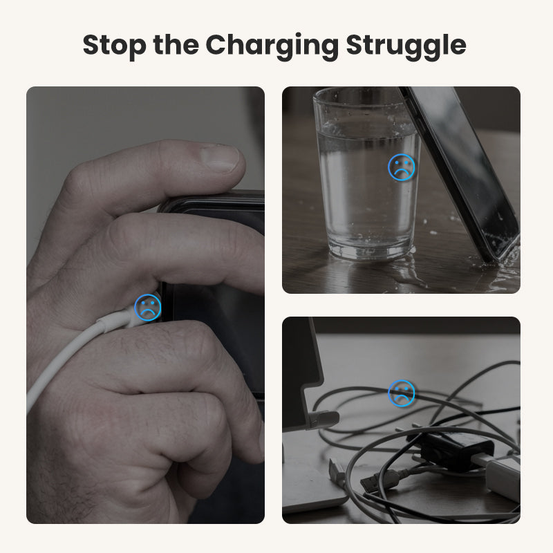 VersatileCharger 1+1 GRATIS: Compacte Veelzijdige Vouwbare Stand Charger Adaptor