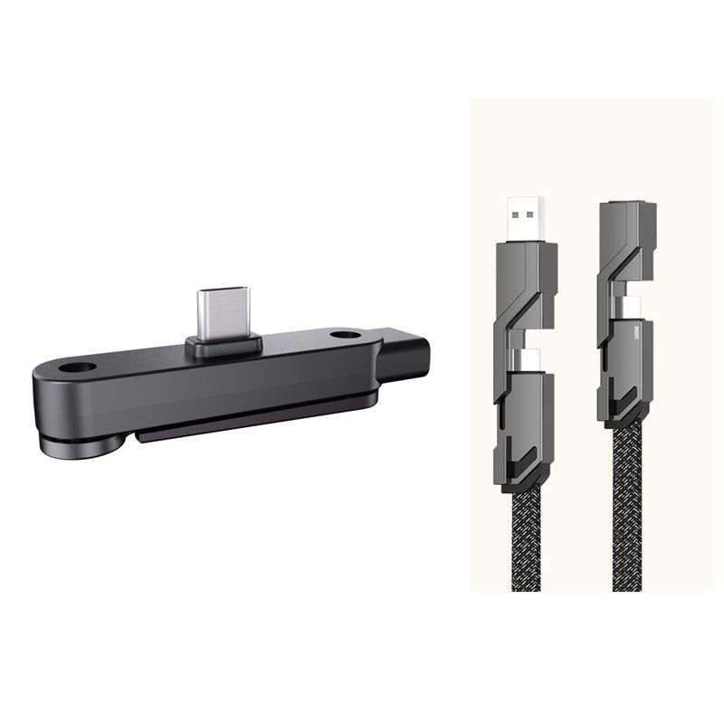VersatileCharger 1+1 GRATIS: Compacte Veelzijdige Vouwbare Stand Charger Adaptor