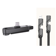 VersatileCharger 1+1 GRATIS: Compacte Veelzijdige Vouwbare Stand Charger Adaptor