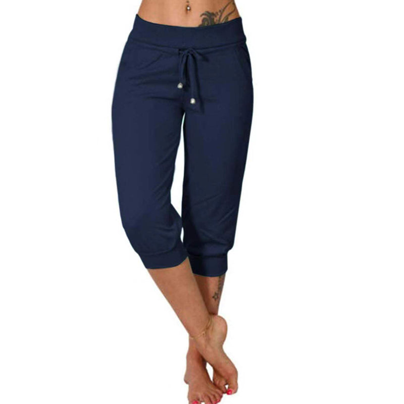 Icone™ CroppedSweatpants: Comfortabele Cropped Sweatpants Met Touwtjes