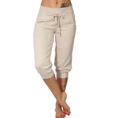Icone™ CroppedSweatpants: Comfortabele Cropped Sweatpants Met Touwtjes