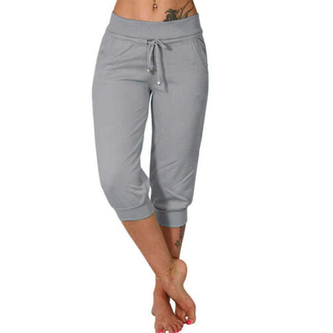 Icone™ CroppedSweatpants: Comfortabele Cropped Sweatpants Met Touwtjes