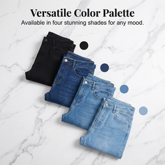Icone™ ShapeJeans - Dames Dames Dagelijks Hoge taille Vorm Uitlopende Pijpen Jeans