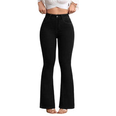 Icone™ ShapeJeans - Dames Dames Dagelijks Hoge taille Vorm Uitlopende Pijpen Jeans