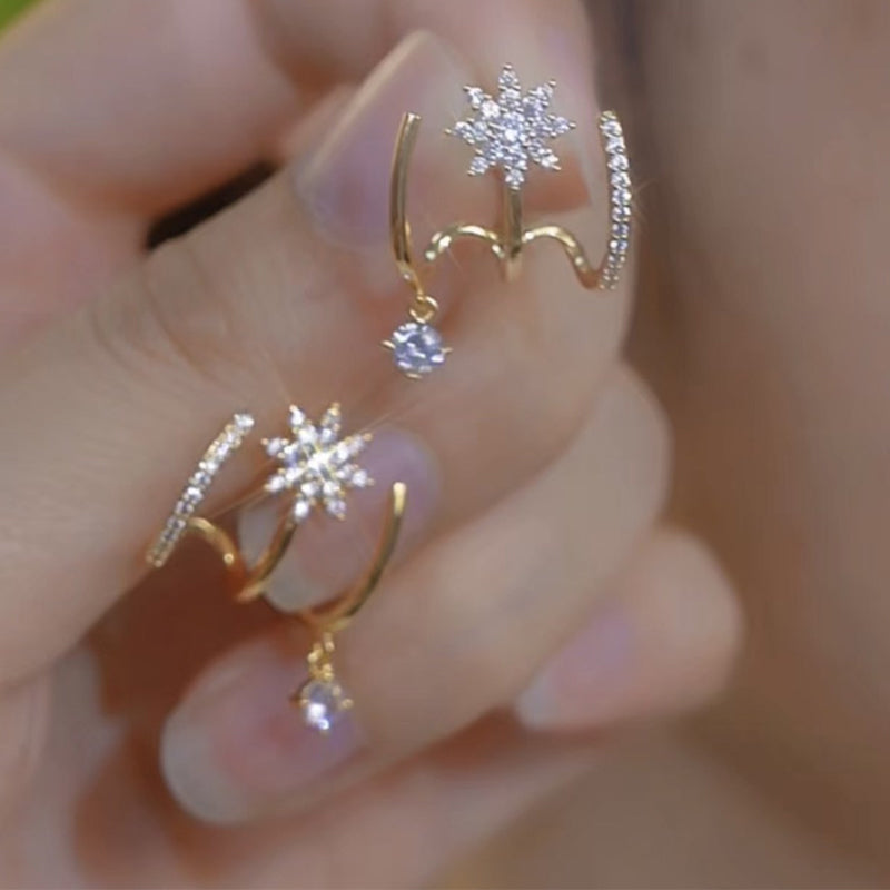 Jewelance™ ClawEarrings 1+1 GRATIS - Mode Sprankelende Klauw Oorknopjes