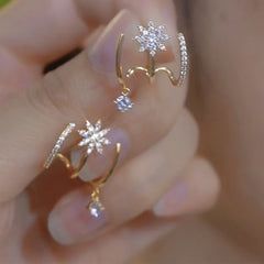 Jewelance™ ClawEarrings 1+1 GRATIS - Mode Sprankelende Klauw Oorknopjes
