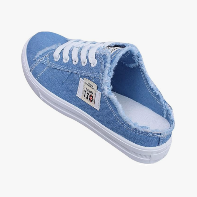 Happy™ DenimSneakers: Gemakkelijke Slip-On Comfortabele Denim Geïnspireerde Sneakers