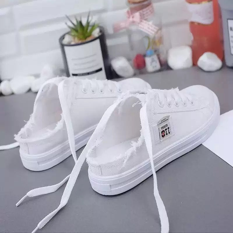 Happy™ DenimSneakers: Gemakkelijke Slip-On Comfortabele Denim Geïnspireerde Sneakers