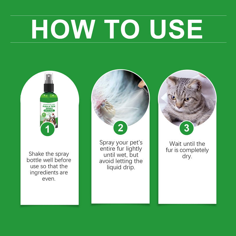 DogCatFri™ PetCare: Zachte, Gemakkelijke En Snelle Vlooien- En Teekenspray Voor Huisdieren