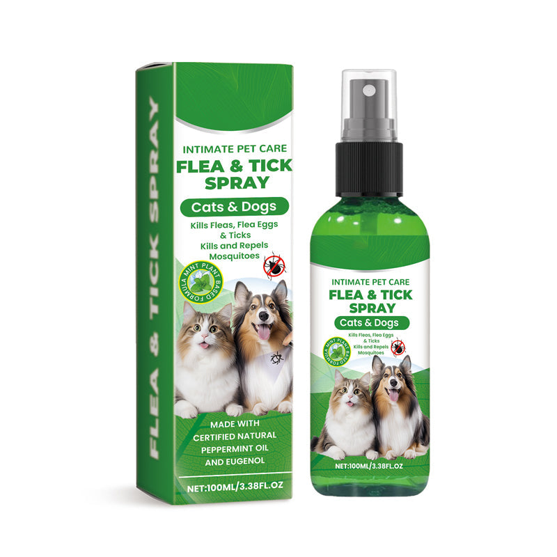 DogCatFri™ PetCare: Zachte, Gemakkelijke En Snelle Vlooien- En Teekenspray Voor Huisdieren