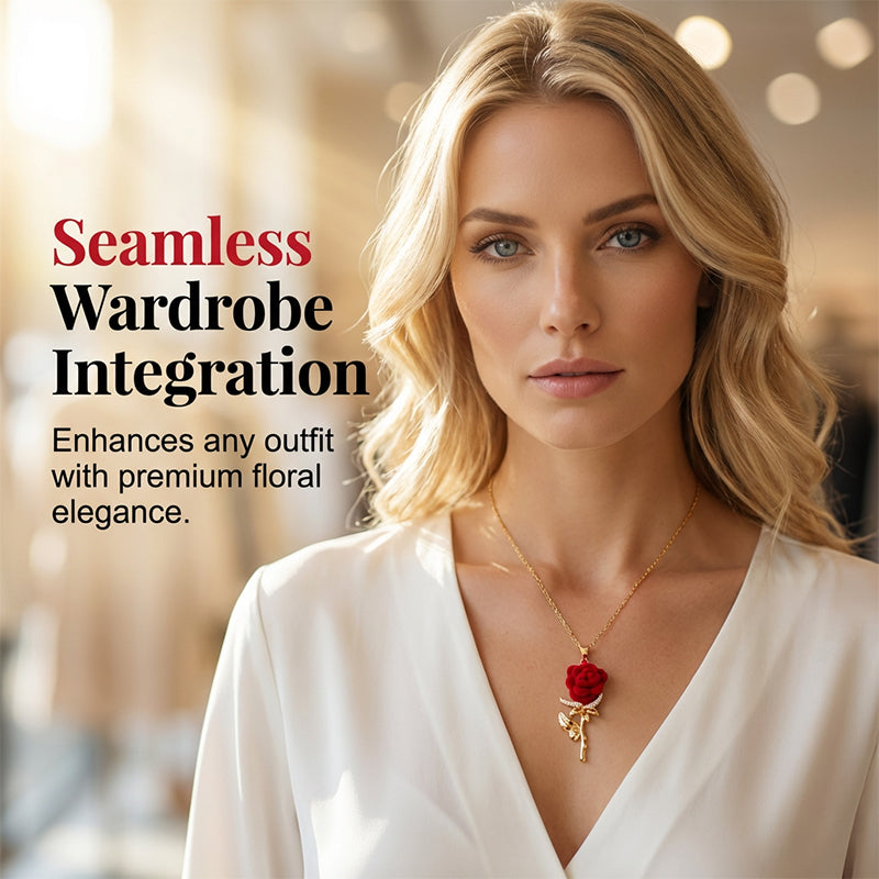 Jewelance™ RoseNecklace 1+1 GRATIS: Elegante Romantische Rozenhanger Ketting