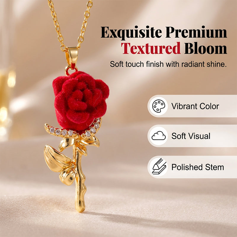 Jewelance™ RoseNecklace 1+1 GRATIS: Elegante Romantische Rozenhanger Ketting