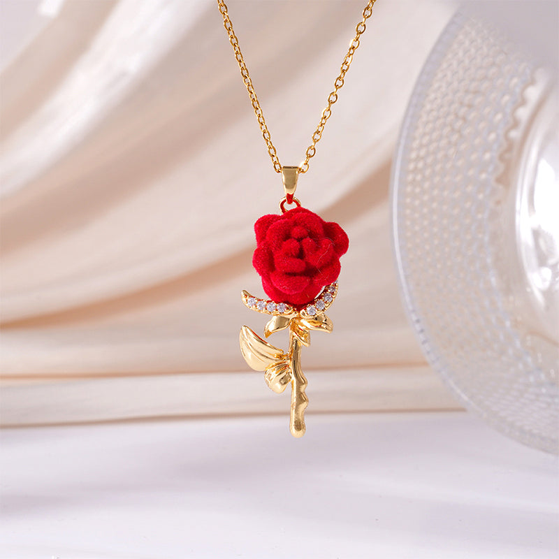 Jewelance™ RoseNecklace 1+1 GRATIS: Elegante Romantische Rozenhanger Ketting