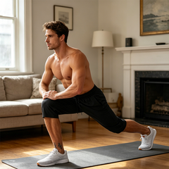 Icone™ FlexShorts 1+1 GRATIS: Sneldrogende Stretch Trainingsshorts voor Mannen met Ritszak