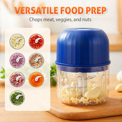 Globetrek° FoodProcessor: Snelle En Gemakkelijke Kook Mini Hakker Food Processor