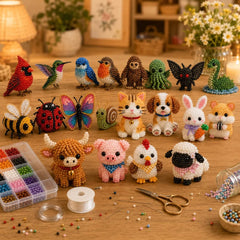 Kletshuts™ BeadCrafts: Beginner-Vriendelijk Plezier 3D DIY Kralen Knutselen