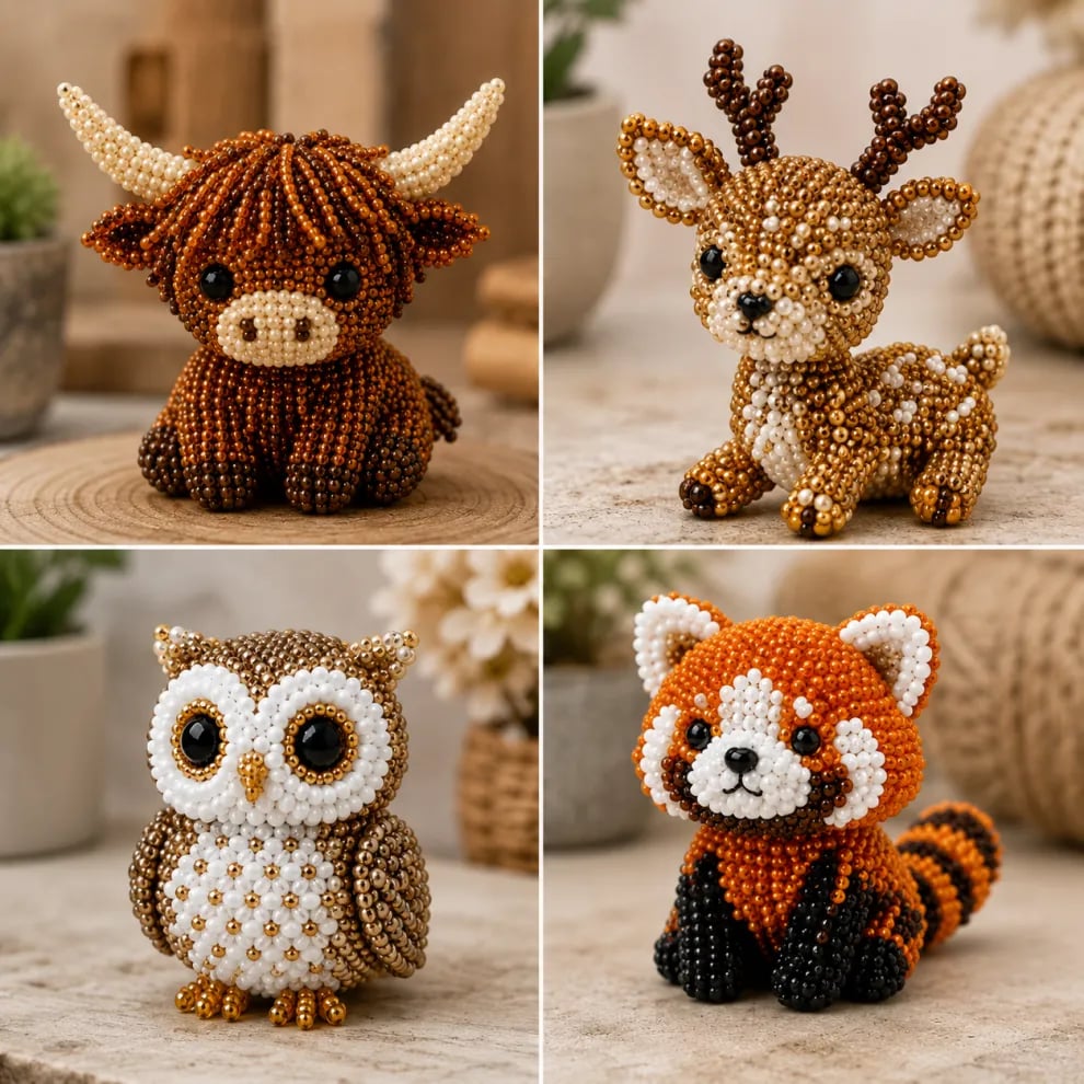 Kletshuts™ BeadCrafts: Beginner-Vriendelijk Plezier 3D DIY Kralen Knutselen