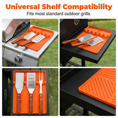 Globetrek° GriddleMat: Wasbare BBQ Griddle Zijplankmat