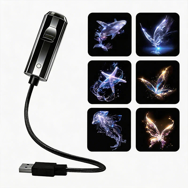 Ledsen™ ProjectorLamp 1+1 GRATIS: Marine Leven Dieren Compacte Projector Mini Nachtlamp