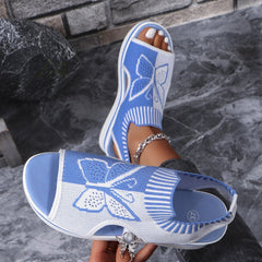 Happy™ ButterflySandals: Dames Casual Peep-Toe Sandalen met Vlinderontwerp