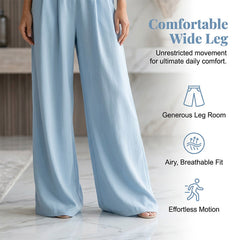 Icone™ ChicJumpsuit: Elegante V-Hals En Losse Pijpen Chic Jumpsuit
