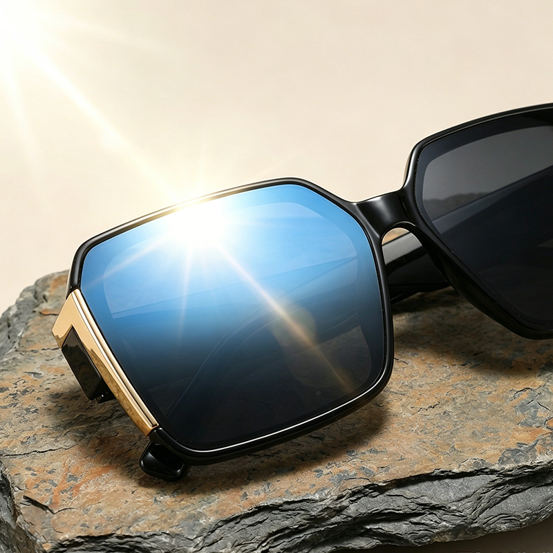 SquareSunglasses 1+1 GRATIS - Elegante Retro Vierkante Montuur Zonnebril