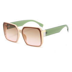 SquareSunglasses 1+1 GRATIS - Elegante Retro Vierkante Montuur Zonnebril