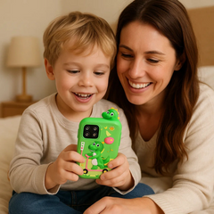 Kletshuts™ MiniMobile: Veilig Scherm Gratis Peuter Leren Mini Mobiel Met Cijfers Letters En Geluiden