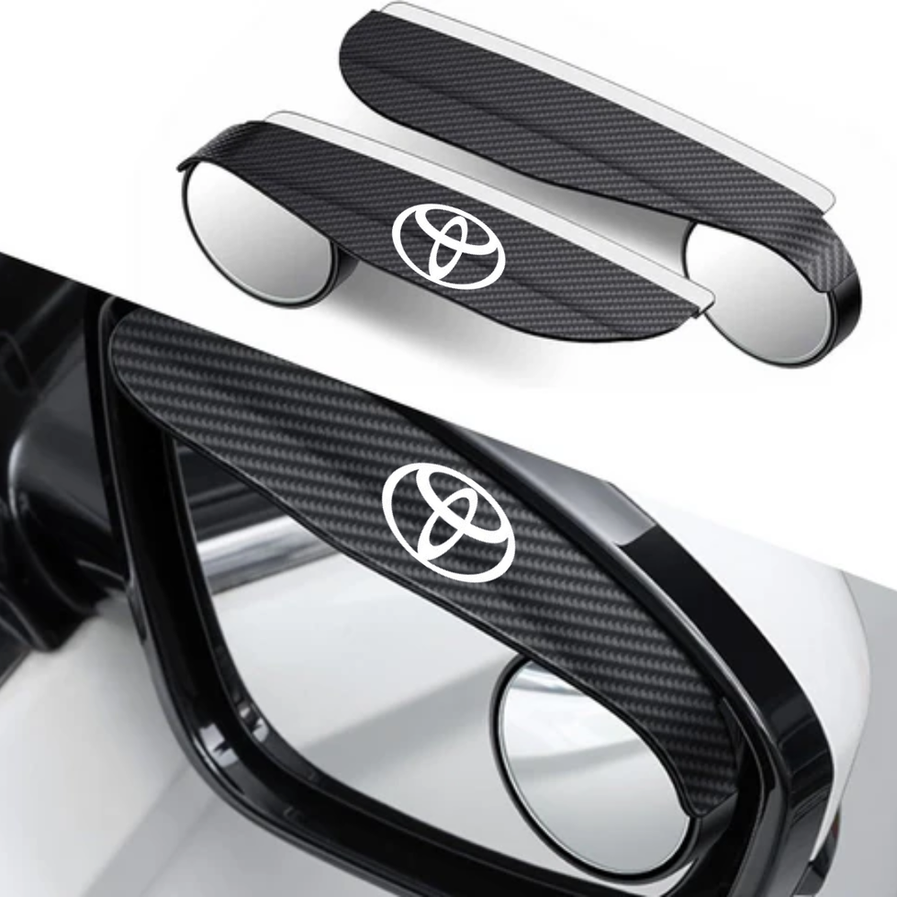 MirrorVisors 1+1 GRATIS: Auto Zijspiegel Regen Wenkbrauw Blinde Hoek Spiegel Visors