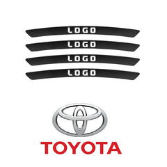 WheelDecals 1+1 GRATIS - Eenvoudig Toepasbare Wielstickers Auto Logo Velgen Stickers