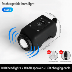 HornLight: 2-In-1 Hoogzichtbare Lamp En Luide Toeter Voor Fiets