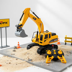 Kletshuts™ ExcavatorToy: Afstandsbediening Kinder Graafmachine Speelgoed