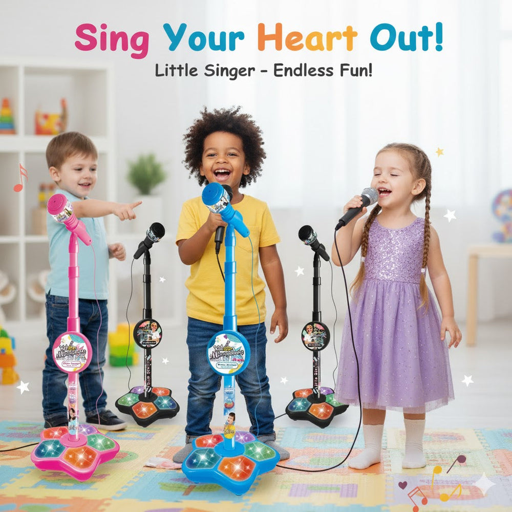 Kletshuts™ MicrophoneStand - Interactieve Muzikale Karaoke Microfoonstand Voor Kinderen