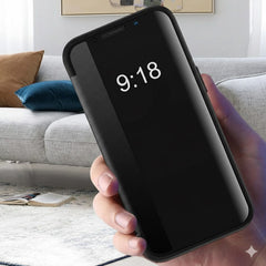 FlipCase 1+1 GRATIS - Slanke Transparante Omslag Zeker Sluiting Omdraaien Geval