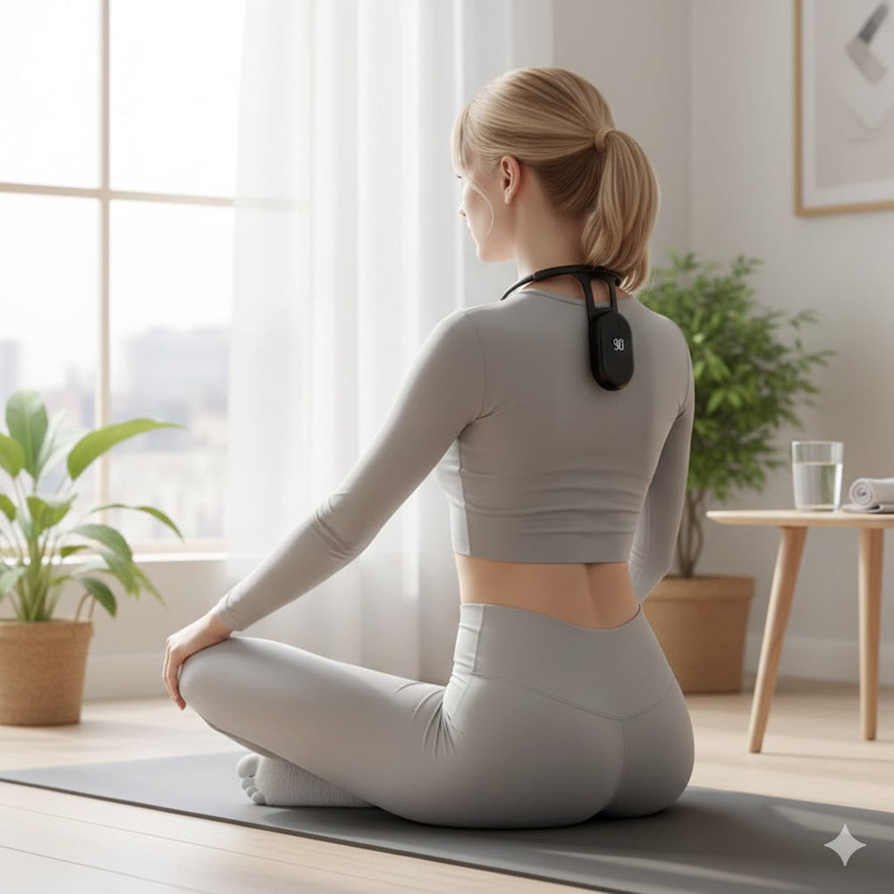 SmartPosture: Micro-Vibratie Slimme Houding Trainer Rug- En Nekcorrector