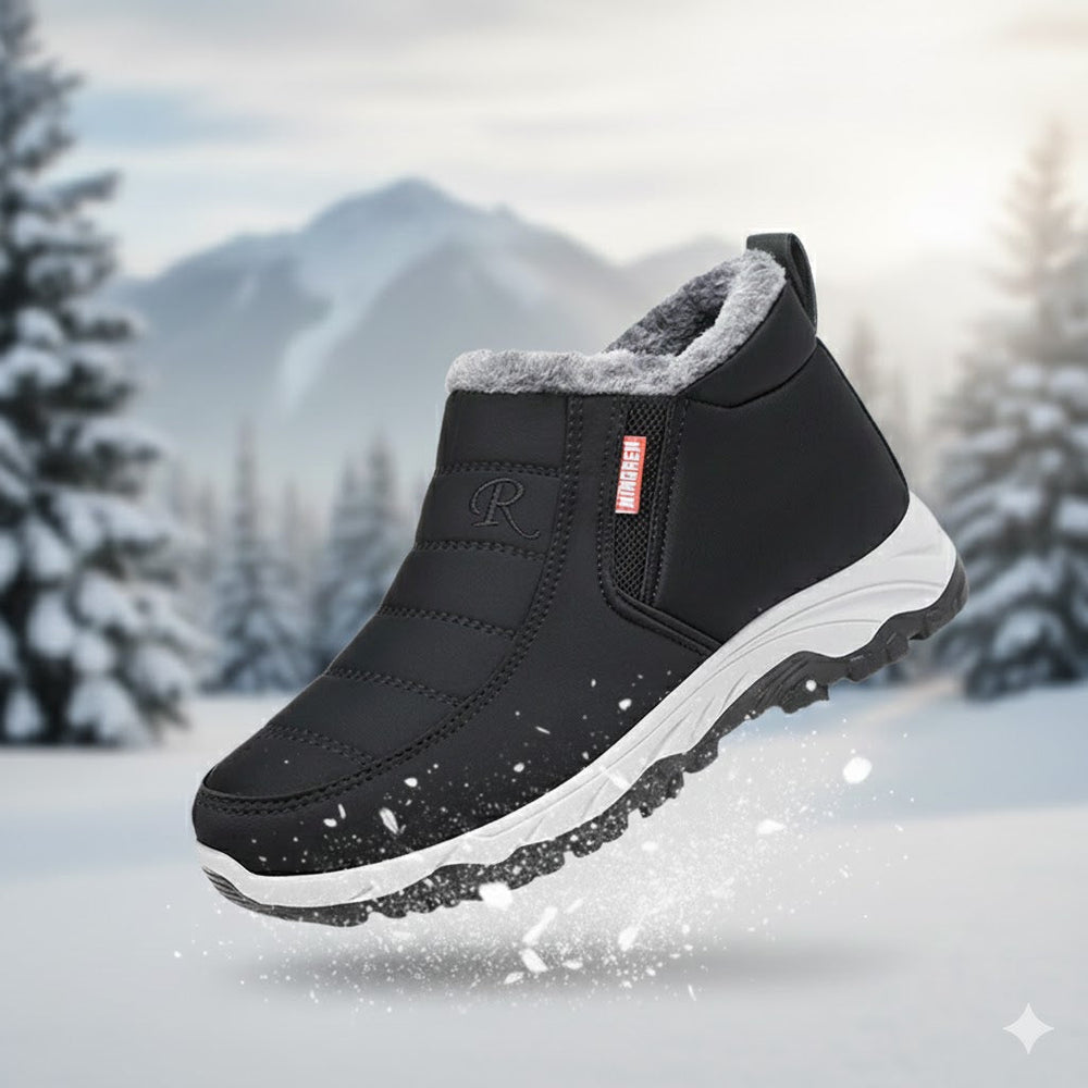 Happy™ WinterBoots:   Heren En Vrouwen Gemakkelijk Uitglijden-Op Fleece Gevoerd Winter Laarzen
